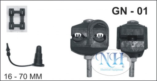 Báo giá ghíp nối cáp GN1 4 răng đồng: